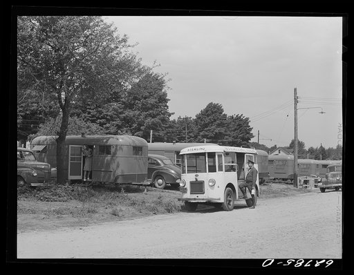 FSA (Farm Security Administration) trailer camp. Erie, Pennsylvania