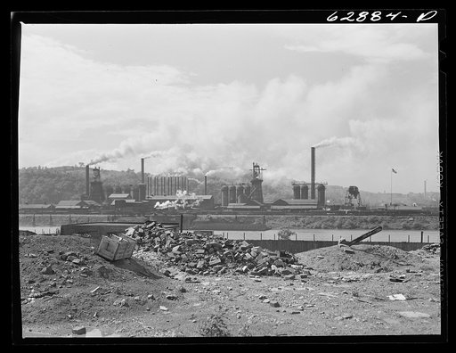 Carnegie-Illinois steelworks. Etna, Pennsylvania
