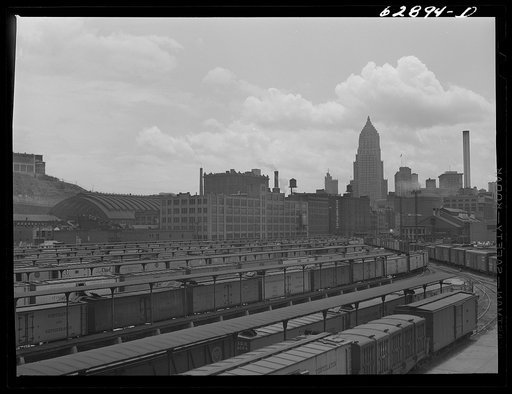 Carloads of fruits and vegetables at terminal. Pittsburgh, Pennsylvania