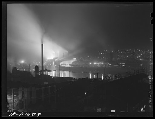 Untitled photo, possibly related to Jones and Laughlin steel company. Pittsburgh, Pennsylvania