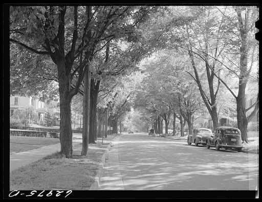 Residence street. Marysville, Ohio