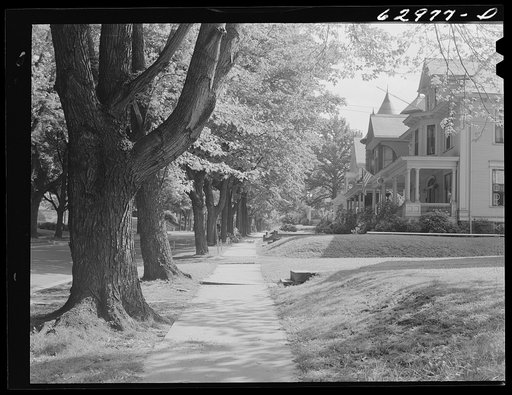 Residential section, Marysville, Ohio