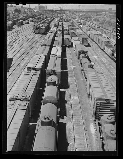 Railroad yards. Milwaukee, Wisconsin