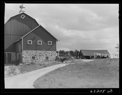 Farmyard. Fond du Lac County, Wisconsin