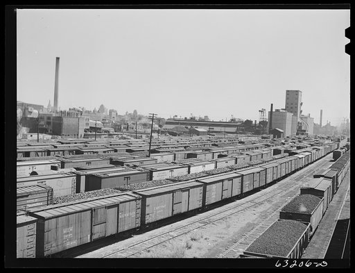 Railroad yards. Milwaukee, Wisconsin
