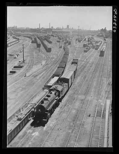Railroad yards. Milwaukee, Wisconsin