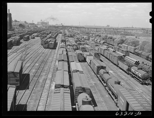 Railroad yards. Milwaukee, Wisconsin