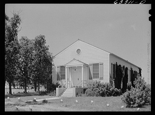 Community building at Austin Homesteads project. Minnesota