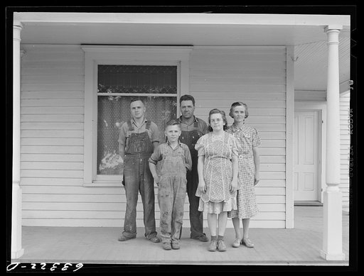 FSA (Farm Security Administration) tenant purchase borrower and family. Freeborn County, Minnesota