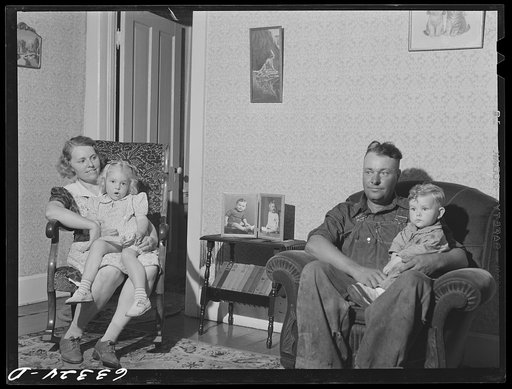 Olaf Ryskedahle and family, tenant purchase borrowers. Freeborn County, Minnesota