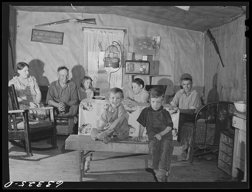 Family of FSA (Farm Security Administration) borrower. Cut-over area of Itasca County, Minnesota