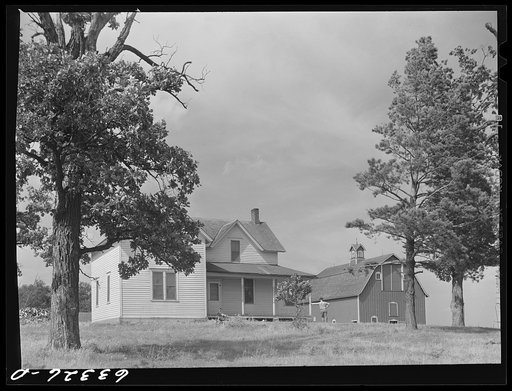 Olaf Ryskedahl's farm bought through tenant purchase loan. Freeborn County, Minnesota