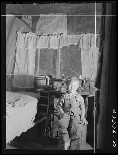 Child of FSA (Farm Security Administration) borrower on cut-over land. Itasca County, Minnesota
