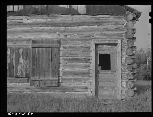 Deserted lumber camp. Ontonagon County, Michigan