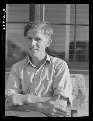 Farm boy in Finnish community of Bruce Crossing, Michigan
