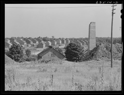 Abandoned copper mining town. Baltic, Michigan