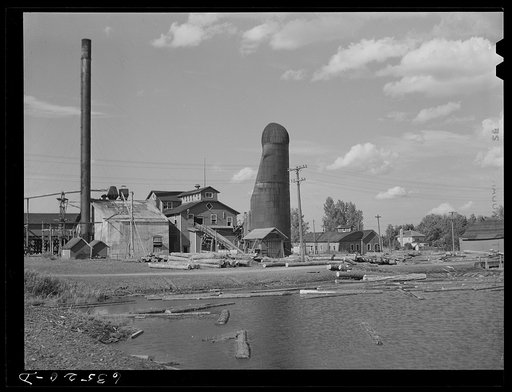 Lumber mill. Trout Creek, Michigan