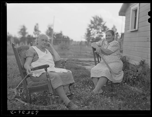 Residents of Trout Creek, Michigan, lumber town of the upper penninsula