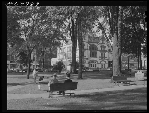 Town square. Woodstock, Illinois