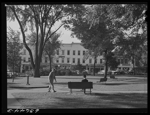 Town square. Woodstock, Illinois
