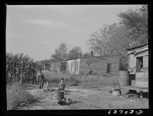 Housing for Mexican sugar beet workers. Saginaw Farms, Michigan