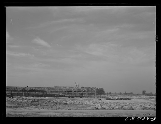 Untitled photo, possibly related to: Ford bomber plant near Ypsilanti, Michigan