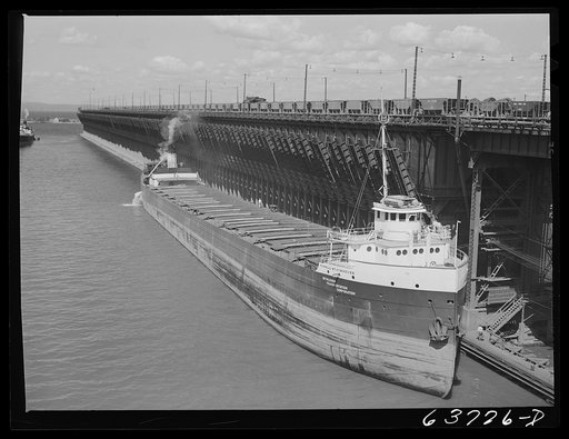 Ore docks. Allouez, Wisconsin