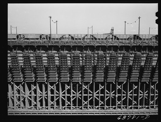Ore docks at Allouez, Wisconsin