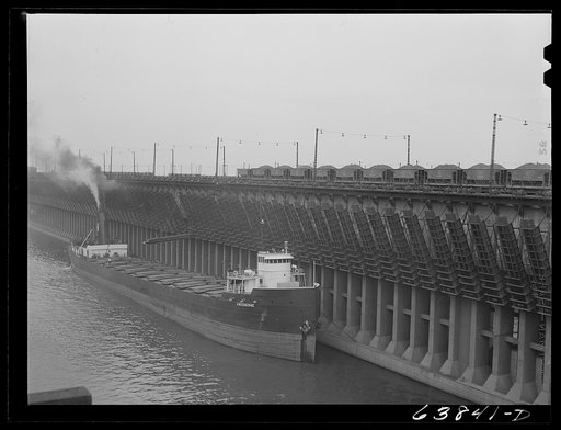 Ore docks at Allouez, Wisconsin