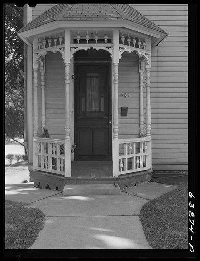 Front porch. Elgin, Illinois