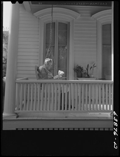 Front porch. Elgin, Illinois
