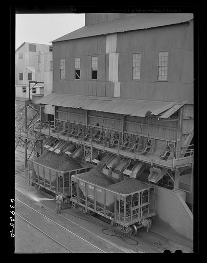 Concentration or washing plant for Danube Mine near Bovey, Minnesota