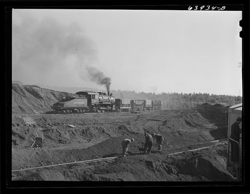 Untitled photo, possibly related to: World's largest open pit iron mine, Hull-Rust-Mahoning, near Hibbing, Minnesota