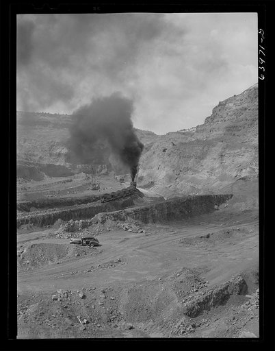 World's largest open pit mine, Hull Rust Mahoning. Near Hibbing, Minnesota