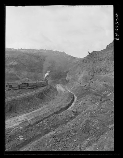 Untitled photo, possibly related to: World's largest open pit mine, Hull Rust Mahoning. Near Hibbing, Minnesota