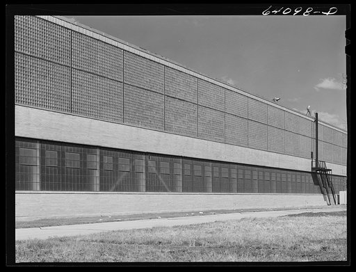 Untitled photo, possibly related to: General Motors plant. Trenton, New Jersey