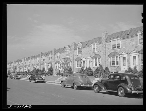 Row houses. Philadelphia, Pennsylvania