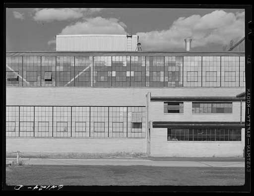 Untitled photo, possibly related to: General Motors plant. Trenton, New Jersey