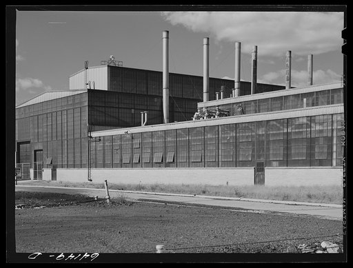 Untitled photo, possibly related to: General Motors plant. Trenton, New Jersey
