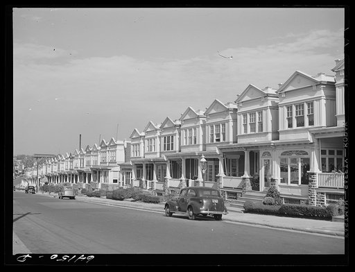 Row houses. Philadelphia, Pennsylvania