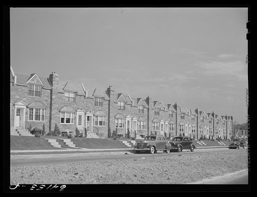 Row houses. Philadelphia, Pennsylvania