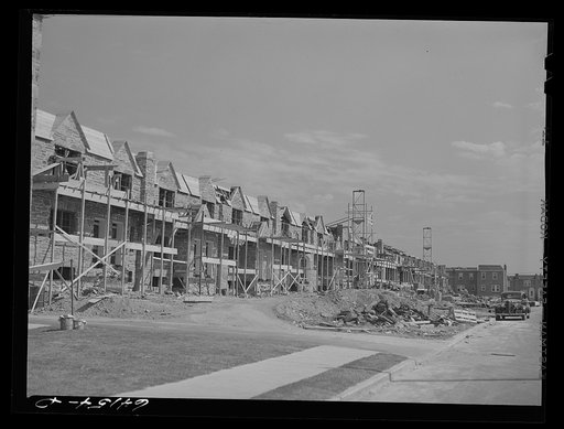 Row houses. Philadelphia, Pennsylvania
