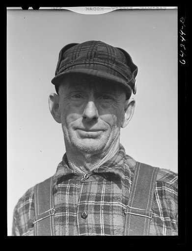 Newton County, Missouri. Camp Crowder area. Farmer who came for construction work