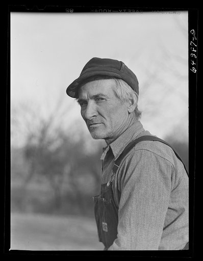 Newton County, Missouri. Camp Crowder area. James Mallory, Ozark farmer whose land has been bought by the Army for construction. With the aid of FSA (Farm Security Administration), he will move to a farm in Bates County one hundred miles north, in the corn belt