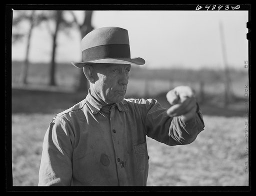 Untitled photo, possibly related to: Newton County, Missouri. Camp Crowder area. Mr. Casement, farmer in the area bought by the Army for construction. He has bought a farm nearby