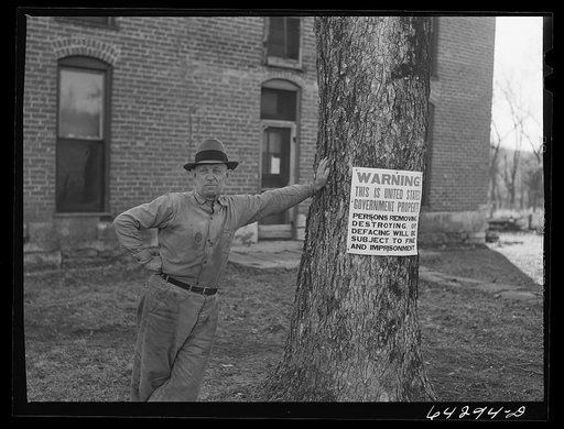 Newton County, Missouri. Camp Crowder area. Mr. Casement, farmer in the area bought by the Army for construction. He has bought a farm nearby