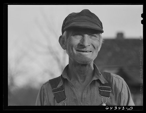Untitled photo, possibly related to: Newton County, Missouri. Camp Crowder area. James Mallory, Ozark farmer whose land has been bought by the Army for construction. With the aid of the FSA (Farm Security Administration) he will move to a farm in Bates County, one hundred miles north in the cornbelt