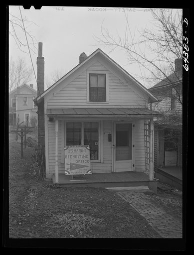 Athens, Ohio. USMC (United States Marine Corps) recruiting office