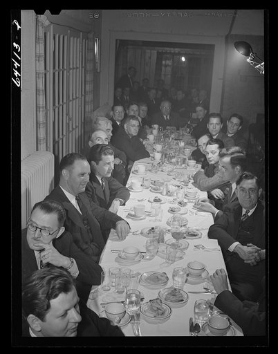 Portsmouth, Ohio. Elks' banquet at the country club