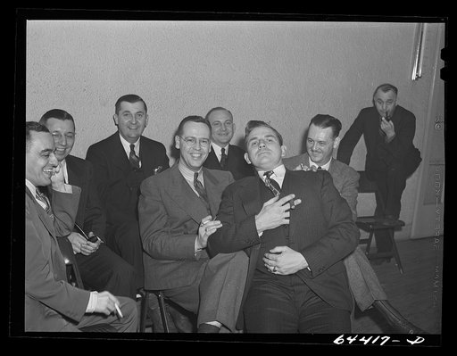 Untitled photo, possibly related to: Portsmouth, Ohio. Members of the Elks at banquet